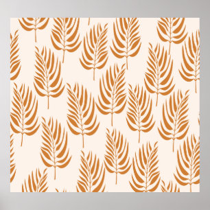 Poster Nature Abstraite, Minimaliste Motif sans couture.
