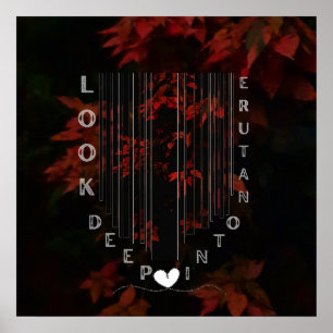 Poster Nature Amour Moderne