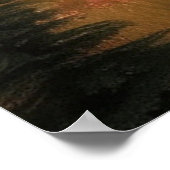 Poster *~* Nature AP49 MOOSE Woods Forest Dusk Mountains (Coin)