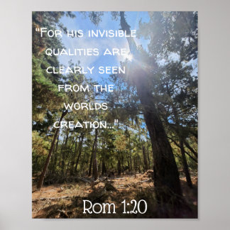 Poster Nature avec une belle écriture