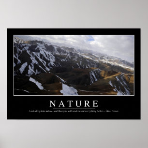 Poster Nature : Citation inspirante