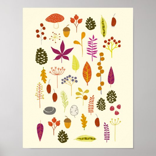 Poster Nature des bois (Devant)