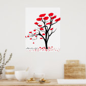 Poster Nature en rouge (Cuisine)