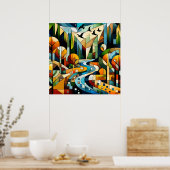 Poster Nature géométrique (Cuisine)