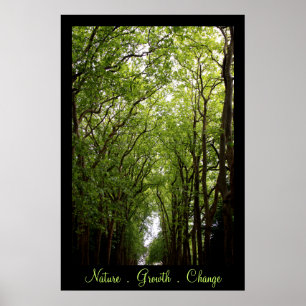 Poster Nature . Growth . Change .