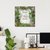 Poster Nature intérieure et extérieure en fleurs (Bureau à domicile)