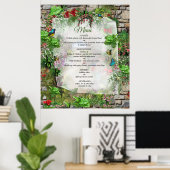 Poster Nature intérieure et extérieure en fleurs (Bureau à domicile)