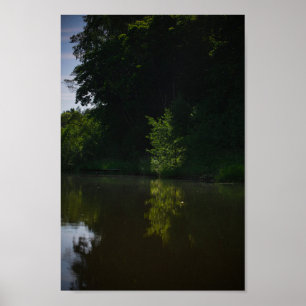Poster Nature Landscape River Belarus Trees