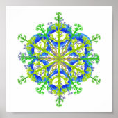 Poster Nature Mandala 2 (Devant)