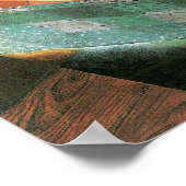 Poster Nature morte à la nappe à carreaux de Juan Gris (Coin)