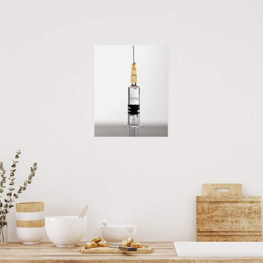 Poster nature morte, arrière - plan blanc (Cuisine)