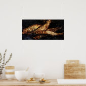 Poster Nature morte avec bloaters par Vincent van Gogh (Cuisine)