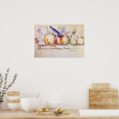 Poster Nature morte avec casserole de Paul Cezanne (Cuisine)