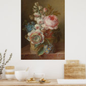 Poster Nature morte avec fleurs – Cornelis van Spaendonck (Cuisine)