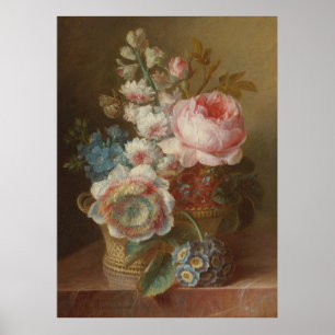 Poster Nature morte avec fleurs – Cornelis van Spaendonck