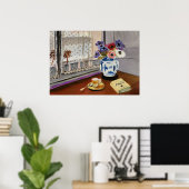 Poster Nature morte avec les Pensées de Pascal, (Bureau à domicile)