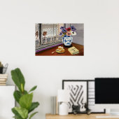 Poster Nature morte avec les Pensées de Pascal, (Bureau à domicile)