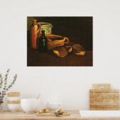 Poster Nature morte avec sabots et pots, Van Gogh (Cuisine)