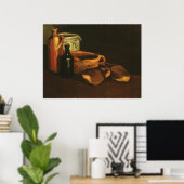 Poster Nature morte avec sabots et pots, Van Gogh (Bureau à domicile)