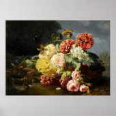 Poster Nature morte de fleurs, Jean Robie (Devant)