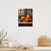 Poster Nature morte de la récolte d'automne (Cuisine)