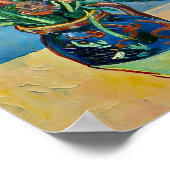 Poster Nature morte de Van Gogh Vase avec Oleanders (Coin)