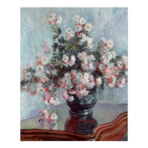Poster Nature morte florale impressionniste