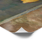Poster Nature morte, pichet de lait et fruits sur une tab (Coin)