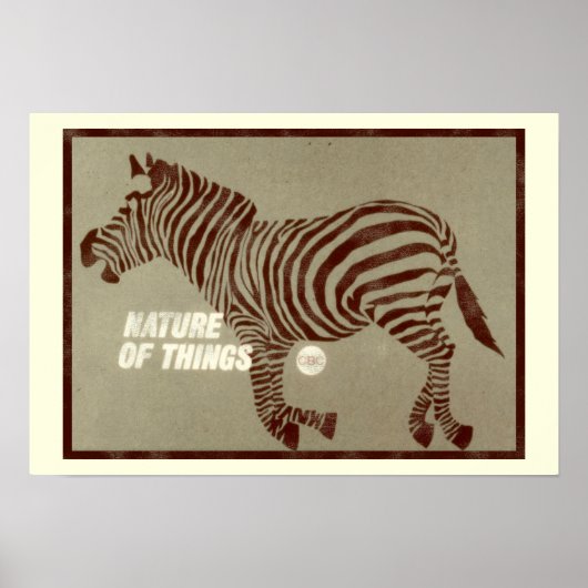 Poster  Nature of Things - Habillage promotionnel (1966) (Devant)