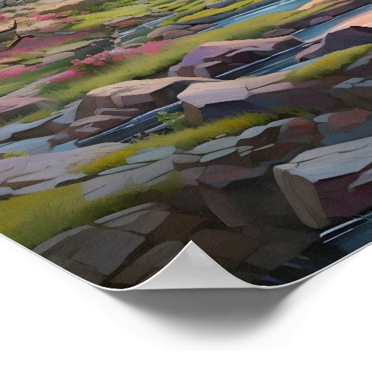 Poster Nature paysage (Coin)