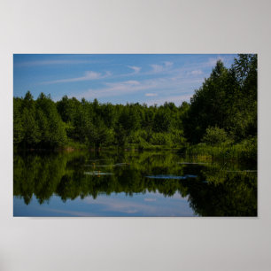 Poster Nature Paysage Paysage Rural Paysage Lac Eau Lily