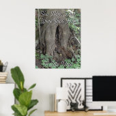 Poster Nature Photographie Arbre Trunk Porte de fée (Bureau à domicile)