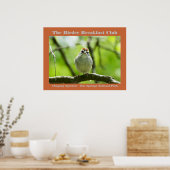 Poster Nature Photography Chipping Sparrow Birder (Cuisine)