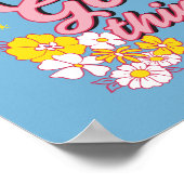 Poster Nature Soul Slogan | Focus sur les bonnes choses (Coin)