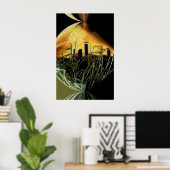 Poster Nature Urbaine (Bureau à domicile)