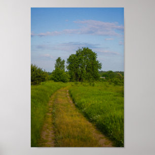 Poster Nature Village rural Terrain Route Paysage Biéloru