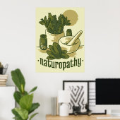 Poster Naturopathie Lifestyle (Bureau à domicile)