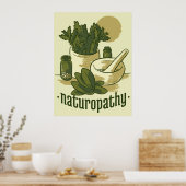 Poster Naturopathie Lifestyle (Cuisine)