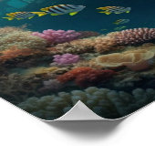 Poster naufrage et poissons colorés (Coin)