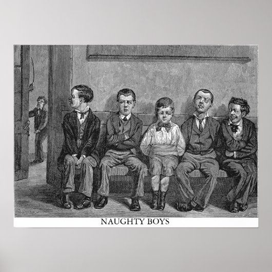 Poster Naughty Boys (Devant)