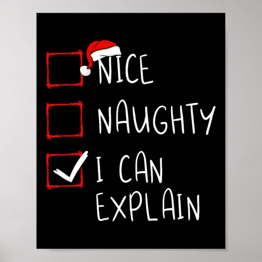 Poster Naughty I (Devant)