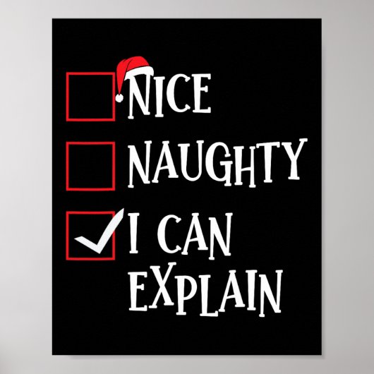 Poster Naughty I (Devant)