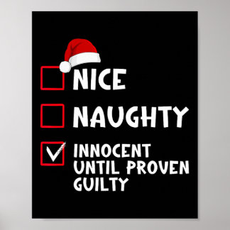 Poster Naughty Innocent Jusqu'À Preuve de culpabilité Lis
