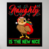 Poster Naughty Is The New Nice Christmas Santa Xmas Premi (Devant)