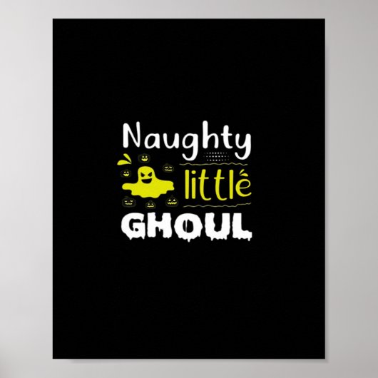 Poster Naughty Little Ghoul (Devant)