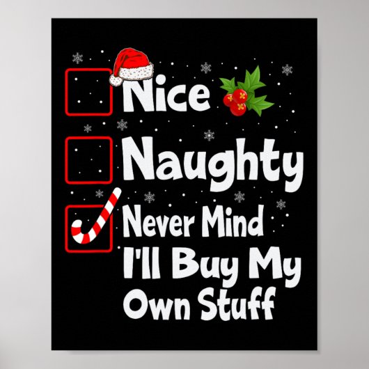 Poster Naughty Never Mind (Devant)