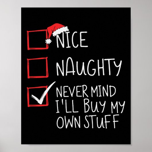 Poster Naughty Never Mind (Devant)