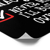 Poster Naughty Never Mind (Coin)