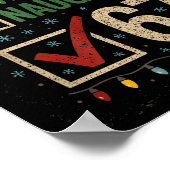 Poster Naughty Nice 67 Christmas Humor  (Coin)