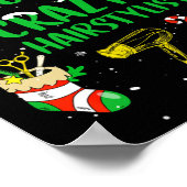 Poster Naughty Nice Crazy coiffeur Coiffeur Funny X (Coin)